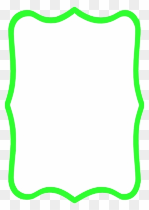 Green Border Clip Art - Neon Green Border Clipart