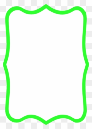 Green Border Clip Art - Neon Green Border Clipart