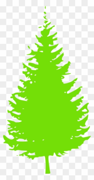 Pine Tree Clipart Short Tree - Pine Tree Silhouette Vector