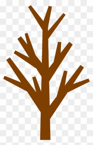 Brown Tree Without Leaves Clipart - Tree Clip Art No Leaves