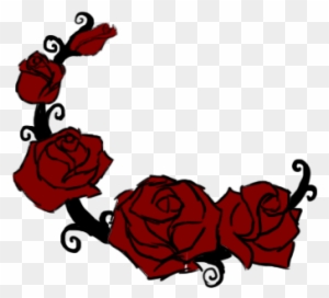 red rose with vine drawing