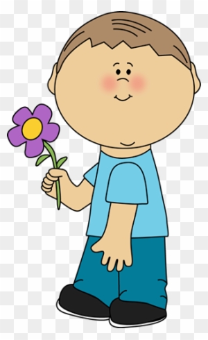 Boy Clipart Flower - Daughter In Law Happy Mothers Day