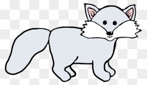 Clip Arts Related To - Snow Fox Clip Art