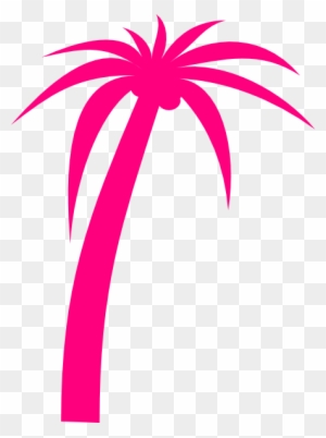 Pink Palm Tree Clip Art