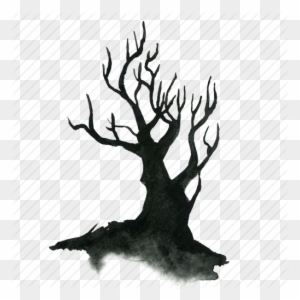 Creepy Tree - Haunted Tree Png