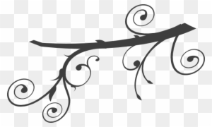 Branch Clipart Swirl - Tree Branch Clip Art