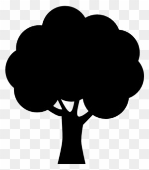 Free Nature Icons - Silhouette Of A Tree