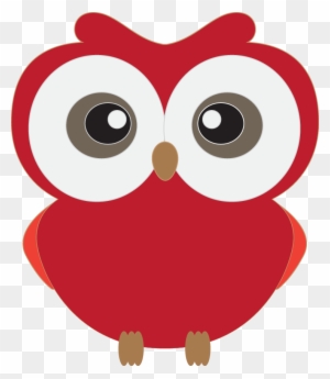 Owls On Owl Clip Art Owl And Cartoon Owls 3 Clipartcow - Cute Owl Clipart Red