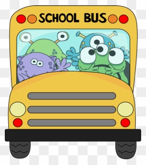 School Bus Clip Art Free Pictures - Monster On The Bus