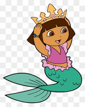 Dora The Explorer Clip Art - Dora The Explorer Dora Mermaid