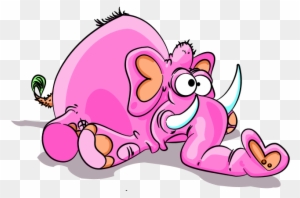 Free Funny Cartoon Elephant Clip Art - Sad Elephant Clip Art