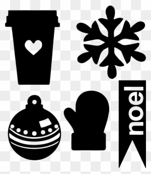 christmas ornament clipart free black and white