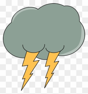 Clipart Info - Cloud With Lightning Clipart