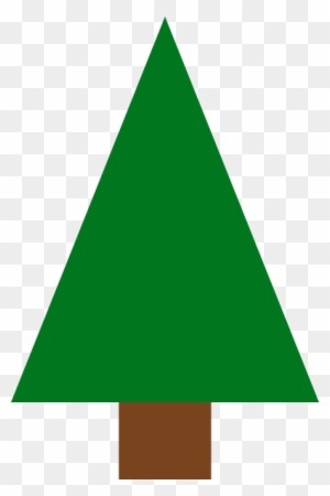 Triangle Christmas Tree Clipart