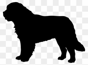 Saint Bernard Dog Silhouette Png Clip Art Imageu200b - Saint Bernard Dog Silhouette