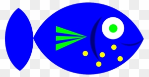 Free Vector Blue Fish Clip Art - Fish Clip Art