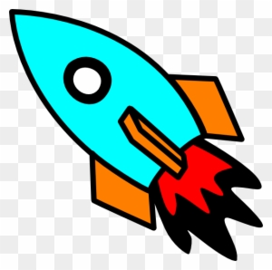 Rocketship Clip Art Image - Animated Rocket