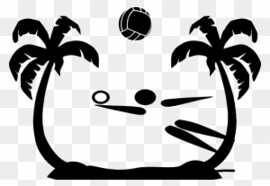 Beach Volleyball Net Clipart - Sand Volleyball Clip Art