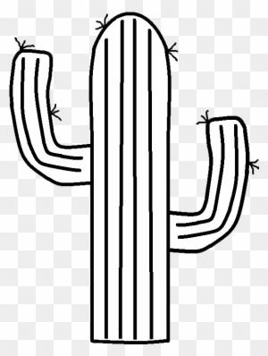 Black Clipart Cactus - Cactus Black And White