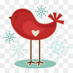 Winter Bird Svg Cutting File Free Svg Cuts Christmas - Christmas Birds Clip Art