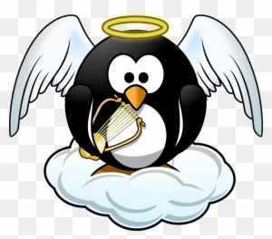 Heaven Angel Clipart - Angel Penguin