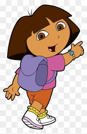 Dora Pointing - Dora The Explorer Clipart