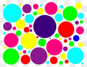 Multi Colored Polka Dots Clip Art At Clipart Library - Multi Colored Polka Dots