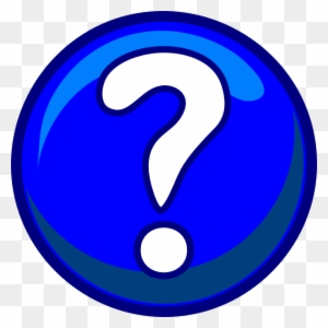 Question Mark Clipart - Blue Question Mark Clipart