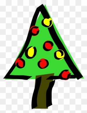 Christmas Tree Svg Vector File, Vector Clip Art Svg - Christmas Tree Clip Art