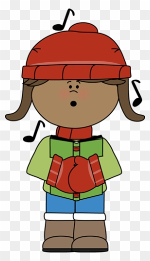 Kid Christmas Caroler - My Cute Graphics Christmas Clipart