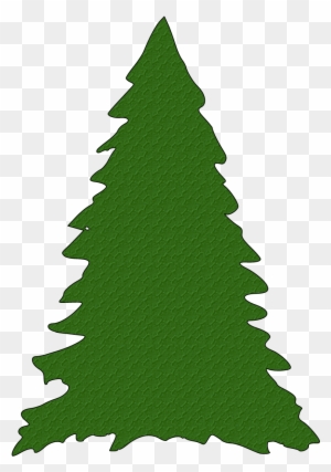 Green Christmas Tree Silhouette Clipart - Green Christmas Tree Silhouette Clipart