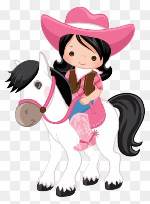 Cowboy E Cowgirl - Cowgirl On Horse Clipart