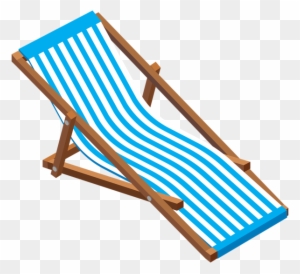 Transparent Beach Lounge Chair Clip Art Image - Lounge Chair Clipart
