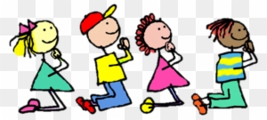 Group Prayer Cliparts - Children Praying Clipart