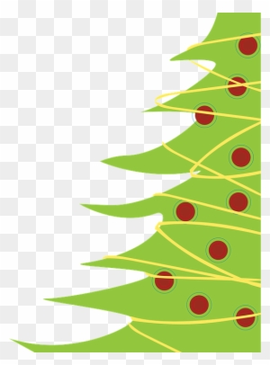 Christmas Tree Christmas Background - Modern Christmas Clip Art