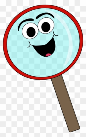 Cartoon Magnifying Glass - Cartoon Magnifying Glass Clipart