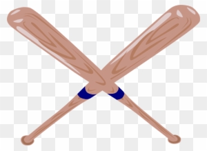 Baseball Bat Clipart Crossed Baseball Bat Clip Art - Baseball Bat Clip Art