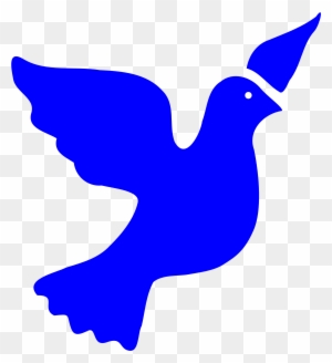 Clipart Info - Blue Dove Of Peace