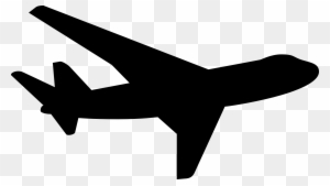 Clip Art Airplane Outline File Silhouette S Png Wikimedia - Plane Silhouette Png