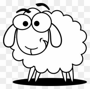 sheep profile clip art