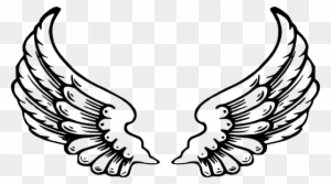 Angel Wings Free Clipart Images - Angel Wings And Halo