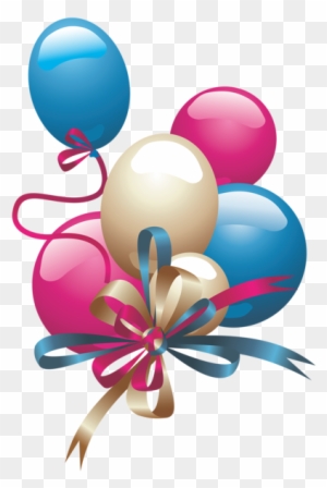 Balloons Png Clipart - Happy Birthday Vector Free