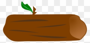 Brown Log With Green Leaf Clip Art At Vector Clip Art - Object Survival Island Bodies