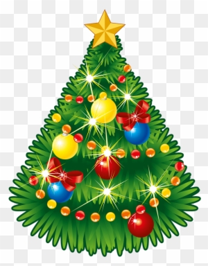Image - Christmas Tree With Star Clip Art