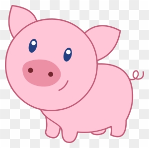 Cute Cartoon Pig Clipart - Cute Cartoon Pig Face