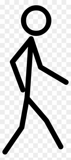 Download - Stick Figure Walking Clip Art