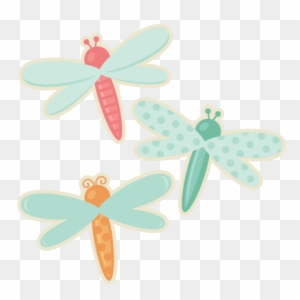 Dragonfly Set Svg Cutting File Cute Dragonfly Clipart - Dragonfly