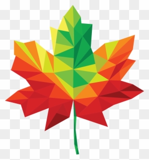 Maple Leaf Clip Art Free - Maple Leaf Geometric Png