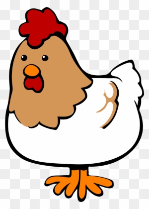 Open - Chicken Cartoon