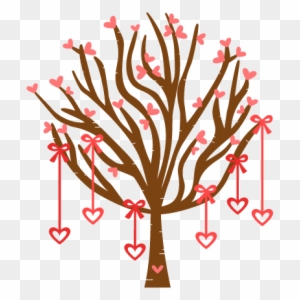Heart Tree Scrapbook Cut File Cute Clipart Files For - Scalable Vector Graphics